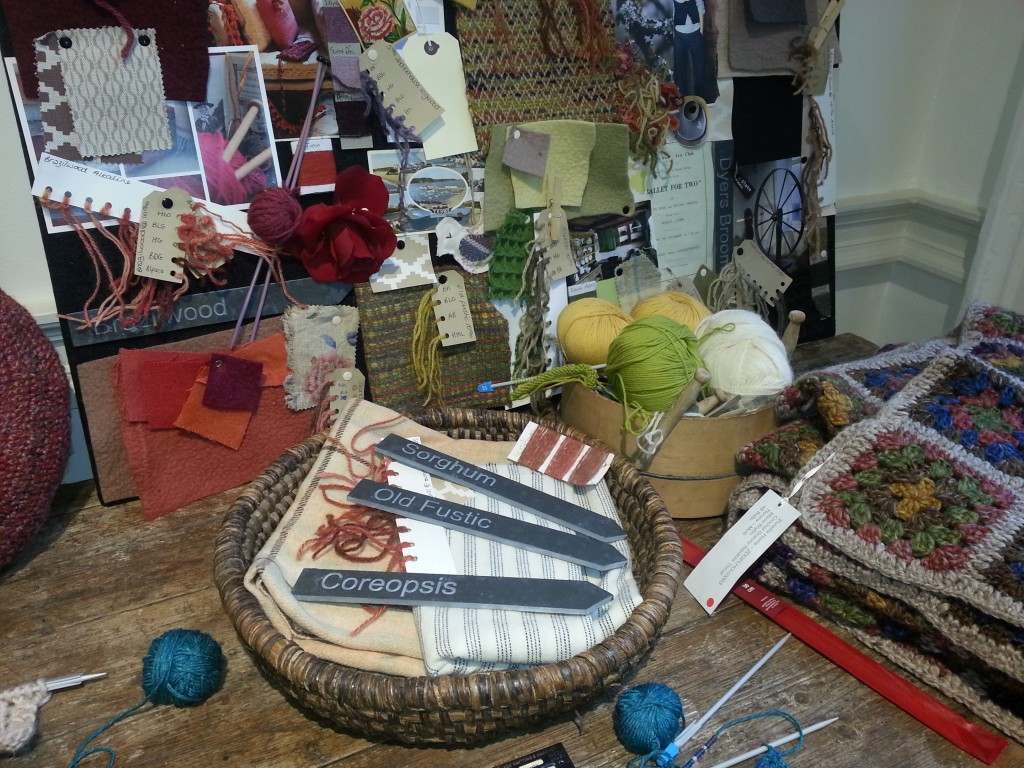 Knitting at Wool, Somerset House Knitting at Wool, Somerset House