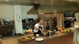 Gennaro Contaldo at Cucina Caldesi